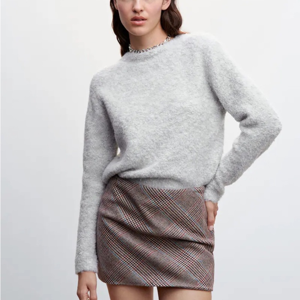Mango Bouclé Sweater
